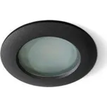 Koupelnové stropní zápustné bodové svítidlo AZzardo Emilio black AZ0809 MR16/GU10 1x50W IP54 9cm černé