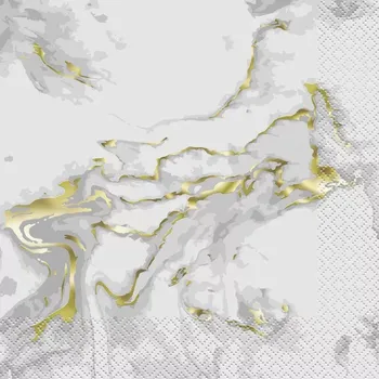 Papírový ubrousek Papírové ubrousky Zlatý mramor