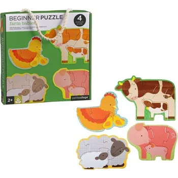 PETIT COLLAGE První puzzle zvířátka z farmy