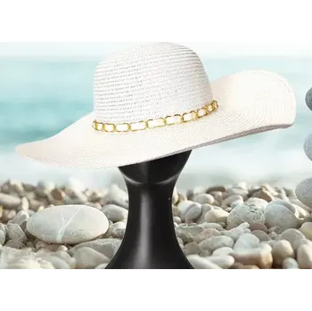 Klobouk Dámský letní klobouk - slamák - bílý