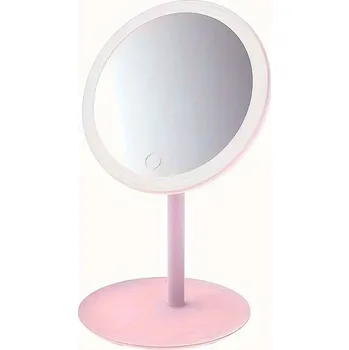 Kosmetické zrcátko LED zrcátko na USB Barva: ružová