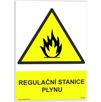 Regulační stanice plynu Plast 210 x 297 mm (A4) tl. 2 mm - Kód: 06669