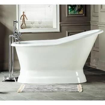 Vana Litinová smaltovaná volně stojící vana Rouen