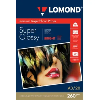 Fotopapír LOM - Prem Ph Super Glossy 20x260g/m2 A3