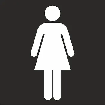 Šablona Toalety Ženy vodorovné značení Plast 470 x 470 mm tl. 0.5 mm - Kód: 16660