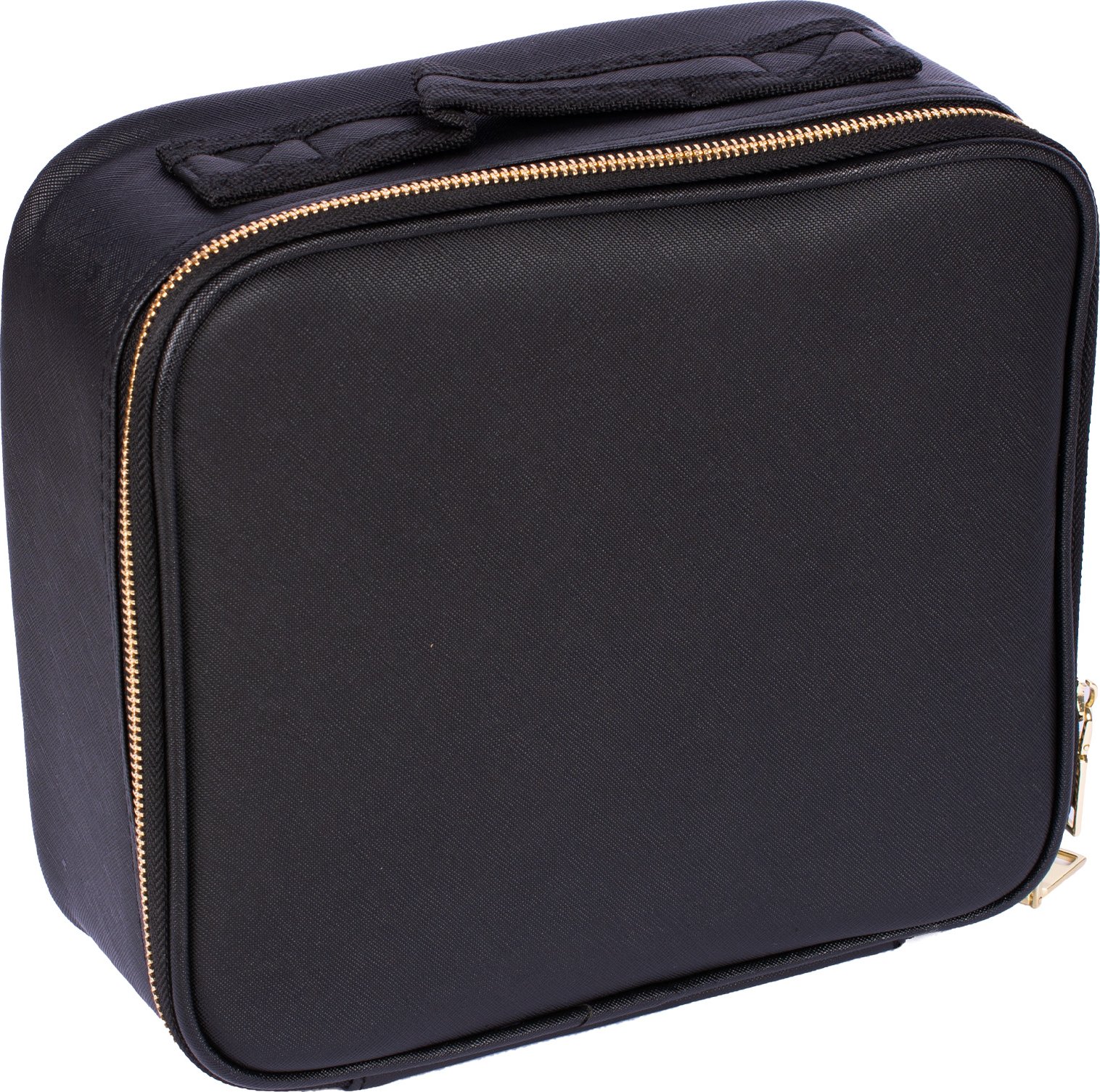 Koženkový kosmetický kufřík - černý