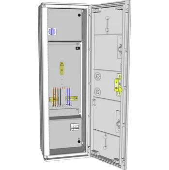 Rozvaděč Elektroměrový rozvaděč ELPLAST-KPZ PER 2V1/3f/63/EGD 5.1.1 vestavná (3D)