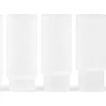 Ferm Living Sklenice Ripple Long Drink set 4ks, frosted