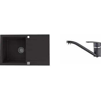 Granitový dřez Alveus SET CADIT 20/91 + BATERIE NINA 91 + 5 % sleva v košíku s kódem SLEVA5