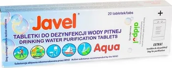 Javel Tablety na dezinfekci pitné vody 20 ks