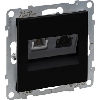 Síťový kabel LEG 721460 SUNO ČERNÁ RJ11+RJ45 CAT6 UTP