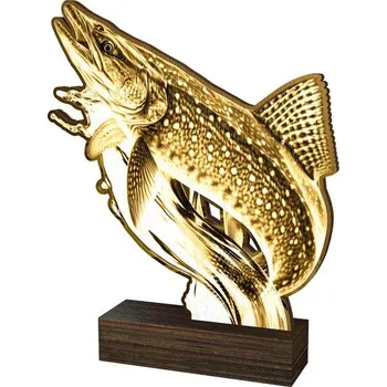 Volný čas Poháry Bauer Dřevěná plaketa WF328 | Rybaření