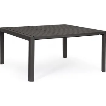 Zahradní stůl BIZZOTTO Rozkládací zahradní stůl KIPLIN 97/149x149 cm antracit