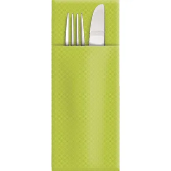 Papírový ubrousek Ubrousky PREMIUM "CutleryStar" žlutozelené (Airlaid) 32x40cm [50 ks]