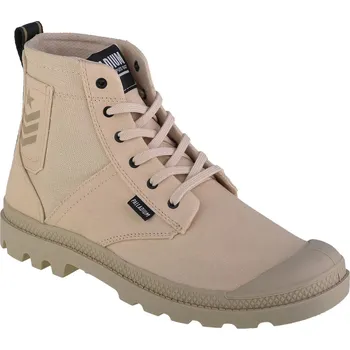 Dámská obuv Béžové dámské kotníkové tenisky Palladium Pampa Hi Army 78583-210-M Velikost: 38