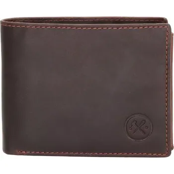 Peněženka Pánská kožená peněženka Hide & Stitches tmavě hnědá 20756|Cooltovka.cz