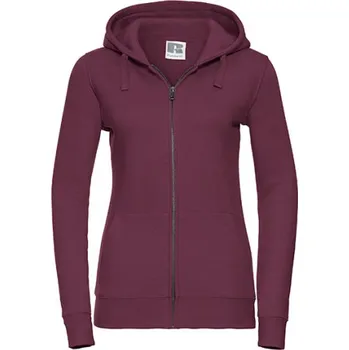 Dámská mikina Russell Dámská mikina s kapucí R-266F-0 Burgundy XL