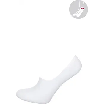 Dámské pyžamo Neviditelné ponožky Milena 0583 Bílá Velikost ponožek: 45-47