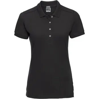Dámské tričko Russell Dámská strečová polokošile R-566F-0 Black XXL