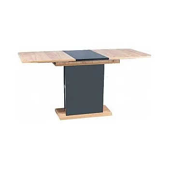 Jídelní stůl Jídelní stůl TOMA - rozkládací dub zlatý / antracit