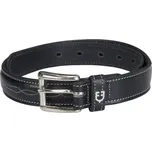 EQUESTRO Pásek kožený černý, vel. 85