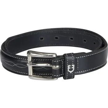 Opasek EQUESTRO Pásek kožený černý, vel. 85