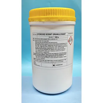 Čistič odpadu Hydroxid sodný granulovaný Váha: 1000 g