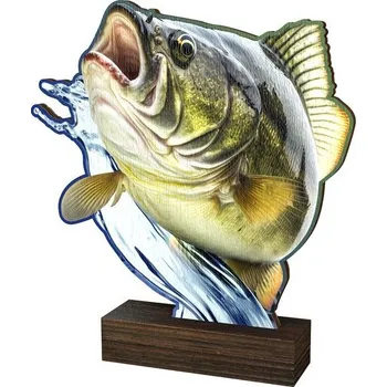 Volný čas Poháry Bauer Dřevěná plaketa WF331 | Rybaření