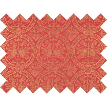 HEDVA ČESKÝ BROKÁT Vzorek brokátu 5x10cm 50749 ORLI vínová | 23