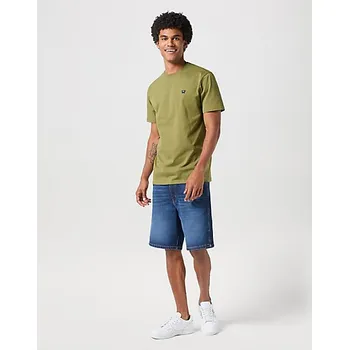 Pánské tričko Wrangler pánské triko 112350438 Zelená M