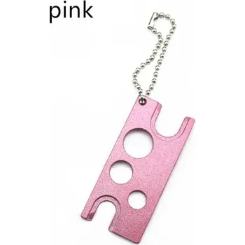 Otvírák Kovový otvírák na malá víčka 1ml-100ml - růžový