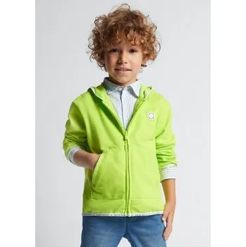 Chlapecká mikina neonově zelená mikina dětská Mayoral 3490-69 velikost 104