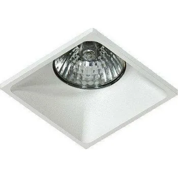 Bodové svítidlo AZzardo PIO podhledové svítidlo 1x Gu10 50W bez zdroje 7,6cm hranaté IP20, bílé
