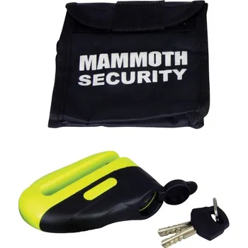 Zámek na kolo Mammoth security zámek na kotouč žlutý - 10mm LODBLY