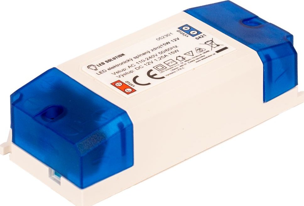 LED zdroj (trafo) 12V 15W vnitřní - LED Solution - 052301 - 052301