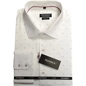 Pánská košile Pánská košile s dlouhým rukávem - střih SLIM - vzor F765 - 40