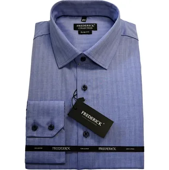 Pánská košile Pánská košile s dlouhým rukávem - střih SLIM - vzor F679 - 41