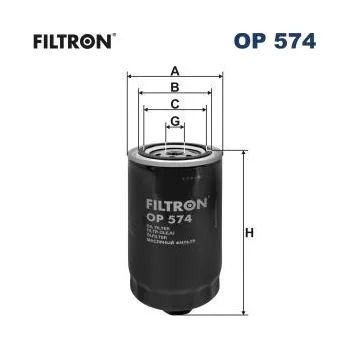 Autodíl Olejový filtr FILTRON OP 574