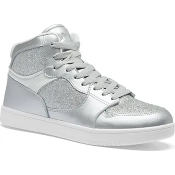 Dámská sálová obuv Rumpf,Kotníkové taneční sneakery 1537, stříbrná 35.5