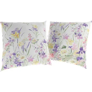 Povlak na dekorativní polštářek Kvalitex Sada 2 povlaků na polštář hladká bavlna PROVENCE ISABEL fialová Abmessungen der Kopfkissenbezüge: 50x50cm