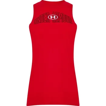dámské tričko, tílko UNDER ARMOUR - RED - S (Under Armour Colleg Tank Ladies)