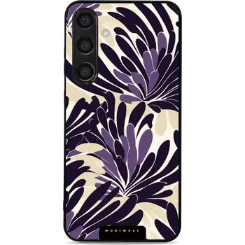 Pouzdro na mobilní telefon Lesklý kryt Mobiwear Glossy - Samsung Galaxy S24 Plus - GA47G Fialová flóra (Prémiové lesklé pouzdro, obal, kryt Mobiwear Glossy na mobil Samsung Galaxy S24 Plus - GA47G Fialová flóra, materiál Plast + TPU silikon - krytí po všech stranách, neošoupatelný)
