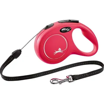 Flexi Classic NEW S lanko 8 m červené 12 kg
