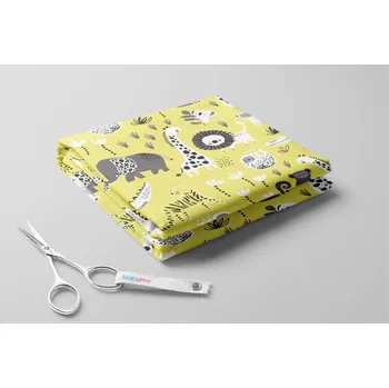 Softshell zimní, Malované safari Barva: Žlutá