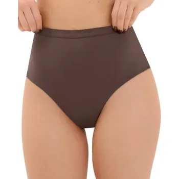 Kalhotky Dámské vysoké brazilky Lisca 22297 Maya hnědé hnědá 42