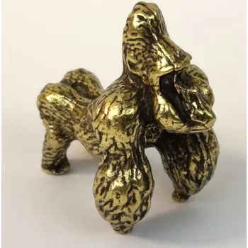 Gorila pro štěstí - Mosazní - Malá rozkošná dekorace. (Mosazní gorila)