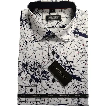 Pánská košile Pánská košile s dlouhým rukávem - střih REGULAR - vzor F9 - 37