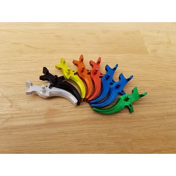 RetroArms CNC spoušť AR15 - E - světle modrá