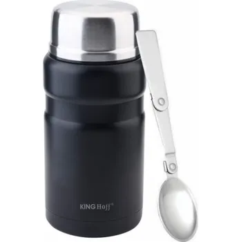 Termoska KingHoff Termoska na večeři KH-1460 0,75 l Černá