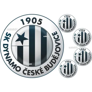 Jedlá dekorace na dort SK Dynamo České Budějovice 2 - jedlý papír